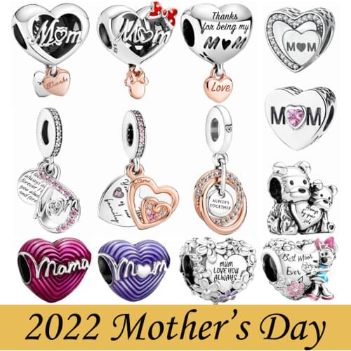 925 Sterling Silver Beads Sparkling Green Serie Animals Flowers Charms Fit Original Pandora Bracelets Women DIY Jewelry Gift