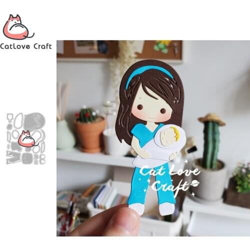 Catlove Midwife Nurse Metal Cutting Dies Scrapbooking Mold Stencil Die Cuts Card Making DIY Craft Embossing New Dies For 2020