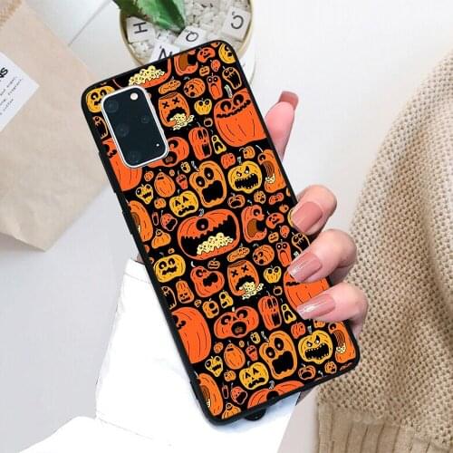 For Samsung Galaxy Halloween Soft TPU Black Border Samsung Galaxy Case