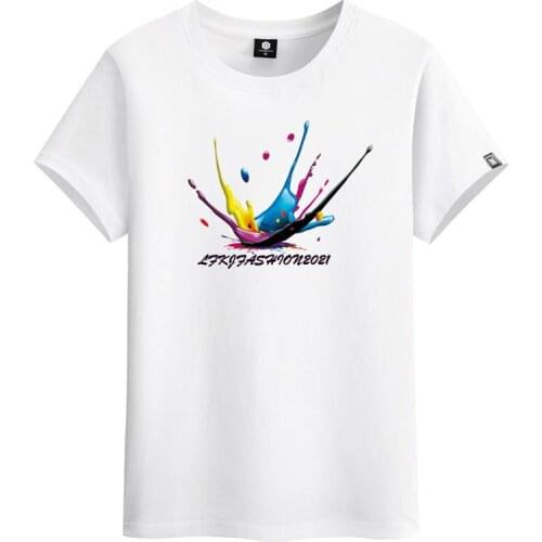 2021 New Summer Street Style Graffiti Casual Plus Size Loose S-6xl Stretch Cotton Men Sports Short Sleeved T-shirt Free Shipping