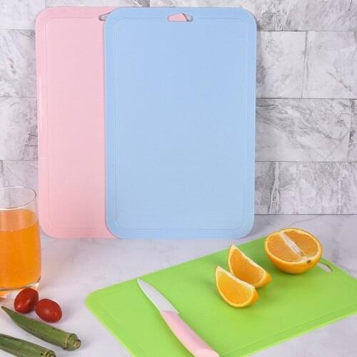 Plastic Chopping Board Table Mats Non-Slip Ultra-thinle Cutting Fruit Food Vegetable Meat Board Household Kitchen Tools 1Pc