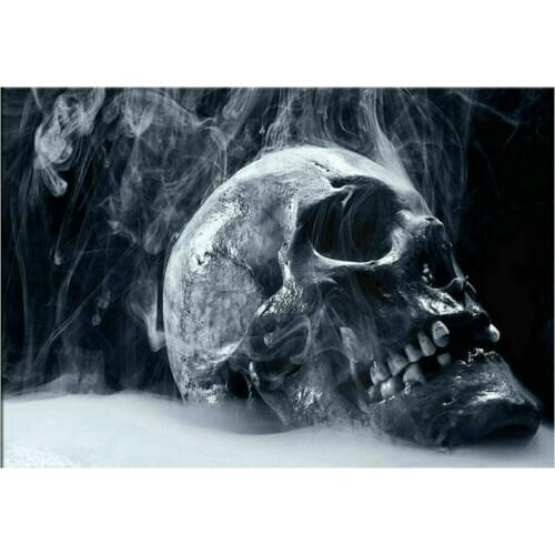 Full square / round diamond painting skull landscape diy 5d diamond mosaic handmade embroidery crafts diamond art decoration