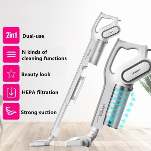 220V Vacuum Cleaner Hand Held Household Multi Strength Dust Collector Mini Portable Home Aspirator