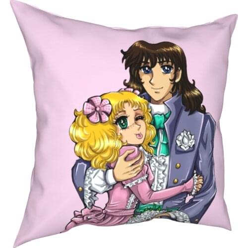 Candy Candy And Terry Grandchaste Pillowcase Printed Polyester Cushion Cover Decorative Anime Pillow Case Cover Home Square