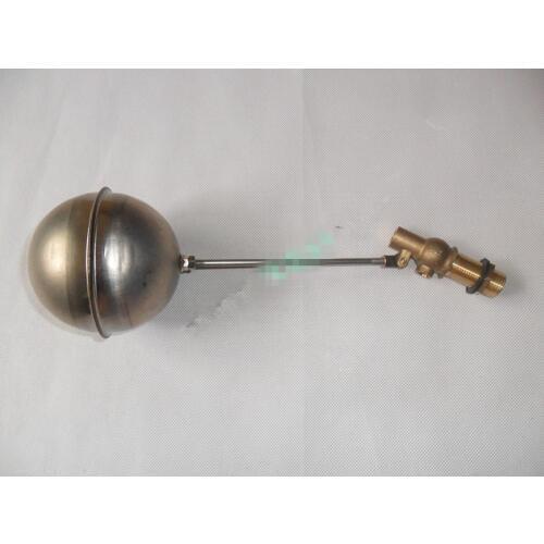 1) 4" Ball DN15 1/2"BSP Male Stainless Steel Brass Water Boiler Machine Float Valve Level Switch Hi-Temp Screw Length 20/40/60mm
