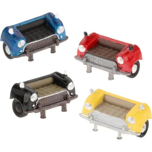 1/64 Scale Scenario Sofa Figurine Toys Diorama Garage Street Model Decor