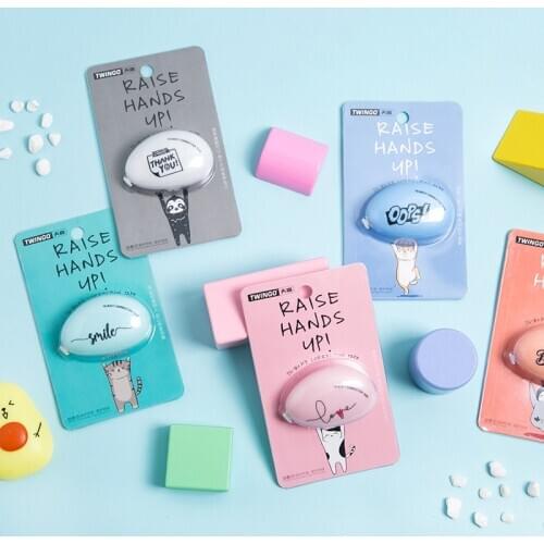 15 pcs/lot Creative Stone 6M Correction Tape Cute Tapes Promotional Stationery gift School Office Supplies