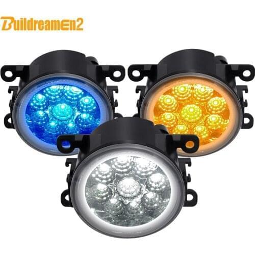 2 X Car LED Fog Light Assembly Daytime Running Lamp DRL 12V For Mitsubishi L200 Pajero Outlander Colt Eclipse Galant Endeavor