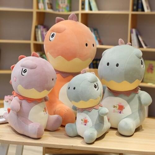 35/45/55/65cm New Cartoon Lovely Plush Doll Dinosaur Stuffed Toy Kids Animals Soft Kawaii Toy For Kids Girls Birthday Gifts