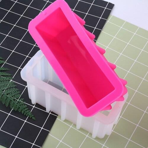 500ML Rectangle Toast Bread Tray Silicone Mold DIY Cake Pastry Baking Tools Handmade Soap Making Molds Resin Crafts