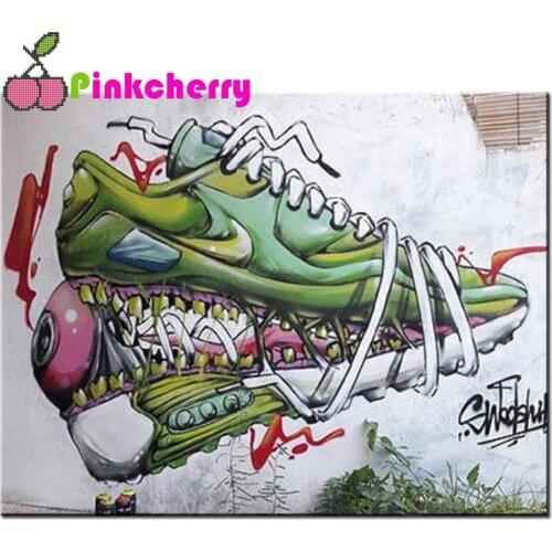 5D DIY Diamond Painting Fantasy sneakers Picture Of Rhinestone shoe Full Square/Round Mosaic Diamond Embroidery sale k357