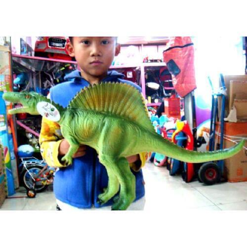63cm Large Size Soft Spinosaurus Model Dinosaur Toy Model Children Gift Home Decoration Teaching Model Collection Animal Model