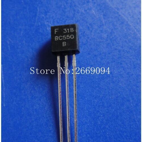 200pcs free shipping BC550B BC550 TO-92 Bipolar Transistors - BJT NPN 45V 100mA