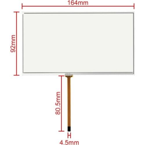 7" Touch Screen Digitizer for Nissan Frontier Navigation Radio Made by Panasonic