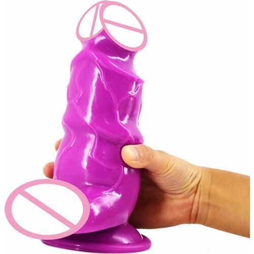 Huge Dong Thick Vagina Dildo With Suction Cup Big Fake Penis Realistic Dick Ribbed Anal Dildos Sex Toys For Women Masturbation