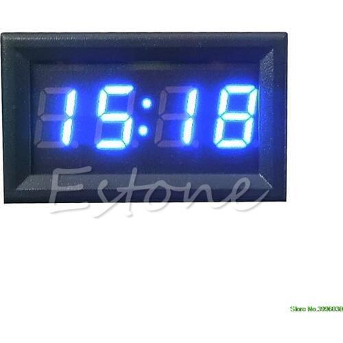 Hot Sale LED Display Digital Clock 12V/24V Dashboard Car Motorcycle Accessory