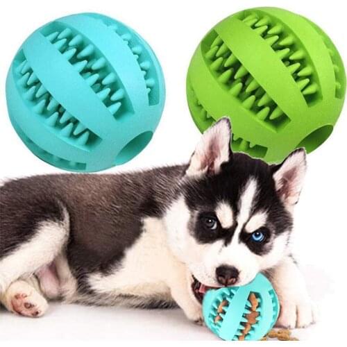 Teething Toys Durable Ball Toys IQ Puzzle Chew Toys for Puppy Small Large Dog Teeth Cleaning Chewing Playing Treat Dispensing