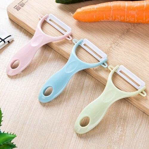 Teyaao Ceramic Peeler Potato Cucumber Carrot Grater Peeler Vegetables Fruit Peeler Grater Home Kitchen tool