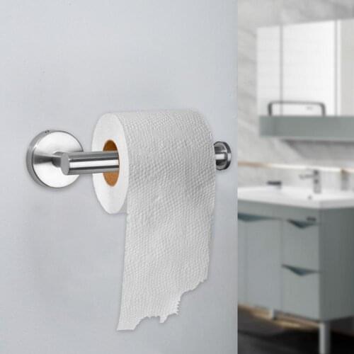 Kitchen Self-adhesive Accessories Paper Roll Rack Towel Holder Tissue Hanger Storage Rack For Bathroom Toilet