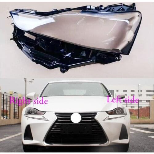 For Lexus IS300 2016 2017 2018 2019 Headlight Shell Lamp Shade Transparent Cover Headlight Glass Headlamp Cover