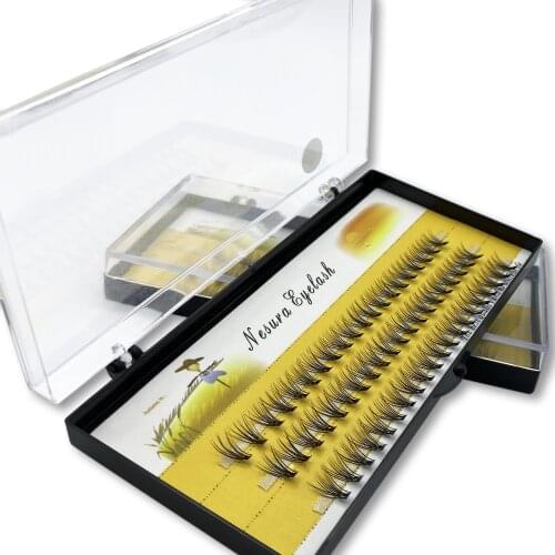 60pcs Professional Individual Cluster 20D Eye Lashes Grafting Eyelash Extensions C Curl Makeup False Eyelashes Free Shipping