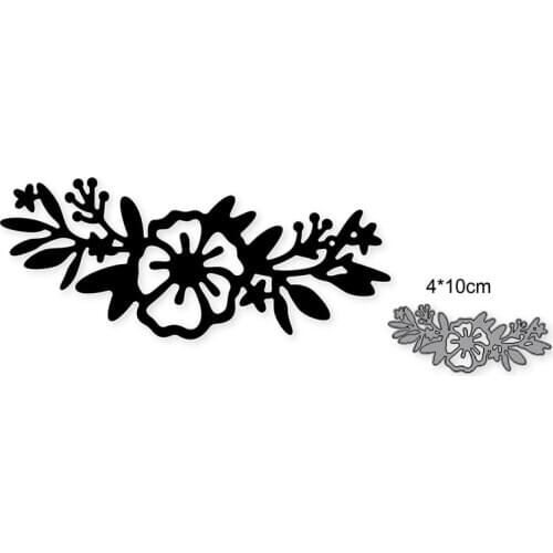 Christmas Flowers Vine Scrapbooking Punching Template Embossing Dies Stencils Cutting Cutting Dies