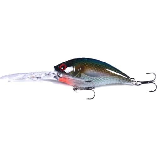 1pcs Fishing Lures Depth Crankbait 12.5cm 20.5g Plastic Fishing Tackle Bass Bait Pike Perch Fishing Wobblers