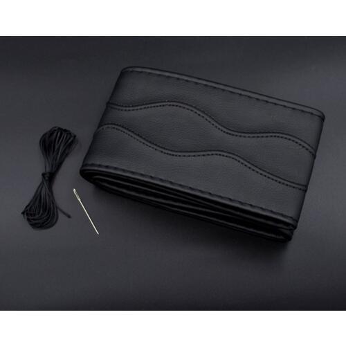 1Set DIY Leather Car Auto Steering Wheel Cover With Needles And Thread Accessories Hot