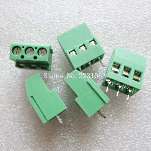 10PCS/LOT Terminals KF129-5.08-3P KF129-3P 300V 25A Screw 3Pin 5.08mm Straight Pin PCB Screw Terminal Block Connector 24-12A WG