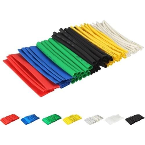 100 pcs heat shrink tube casing heat shrink tube color:white