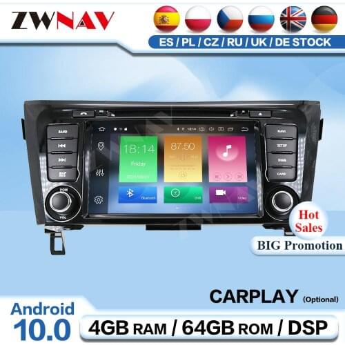 2 Din Android For Nissan X-TRAIL Qashqai Dualis Rouge 2013 2014 2015 2016 2017 Radio Receiver Audio Stereo Player GPS Head Unit