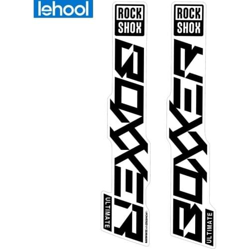 2020 Rockshox boxxer front fork sticker Self-mountain mountain bike front fork decals transparent bottom cycling accessories