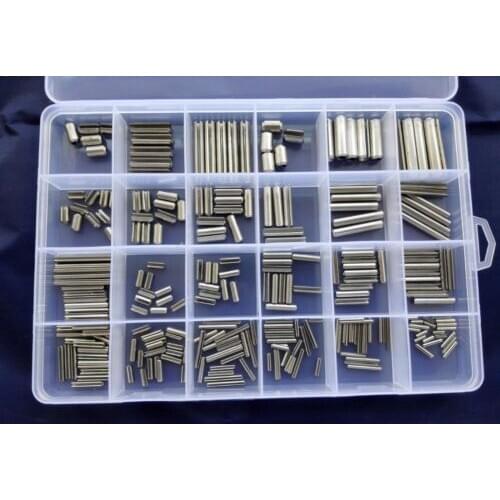 280pcs M1.5-M8 304 Stainless Steel Split Spring Dowel Pin Tension Roll Pins Set High Quality