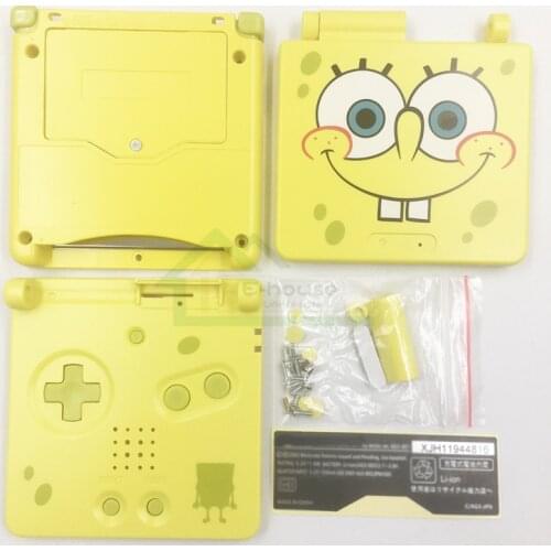 5pcs for Gameboy Advance SP replacement Housing Shell Case with L R A B function Buttons kit replacement for GBA SP