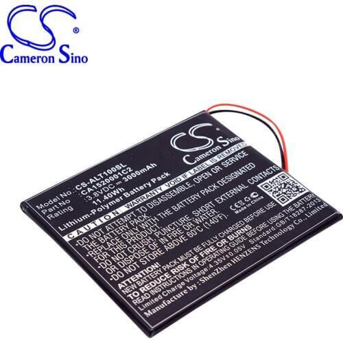 Cameron Sino 3000mah battery for ALCATEL OneTouch T10 OT-T10 CA1520001C2 SL377885 batteries