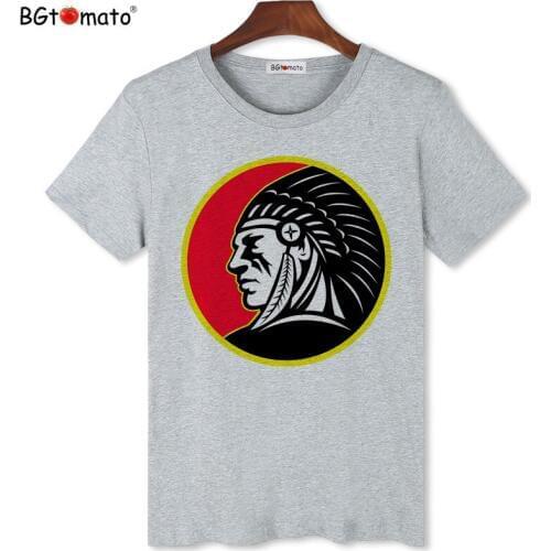 BGtomato Factory store cheap sale mens cool t shirts Original brand good quality casual tops Super fashion printing shirts 343