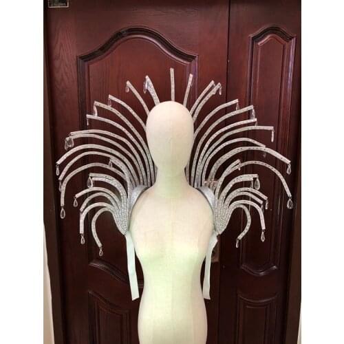 Latin dance Samba accessories Fashion exquisite headdress feathers Delicate dance shows accessories