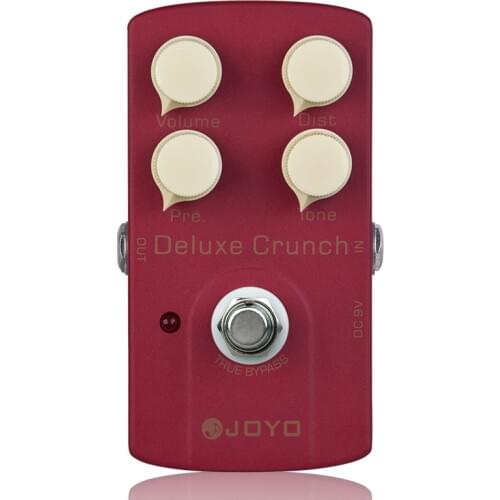 JOYO JF-39 Deluxe Crunch Overdrive Guitar Pedal Effect True Bypass Red