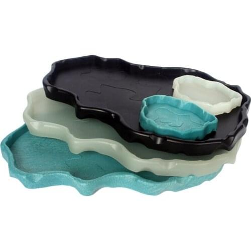 Pet Reptile Feeder Bowl Basin Feeding Tray Dish Food Water Dispenser Pot for Turtle Tortoise Lizard Crabs L69B