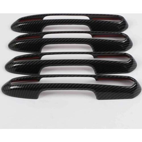 For Toyota RAV4 RAV 4 2019 2020 ABS Chrome Door Handle Cover Trims Car Decoration Styling Accessories