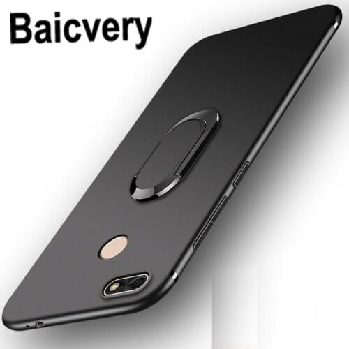 Silicone Magnetic Ring Soft Case for Lenovo A5 Bracket Finger Ring Cover for Lenovo A 5 A5