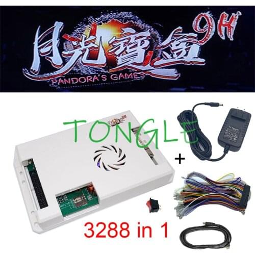 10pcs Newest Pandora WiFi 9H 3288 in 1 Box Arcade Motherboard Support Usb connect joypad Retro Control for TV PC PS3 Monitor