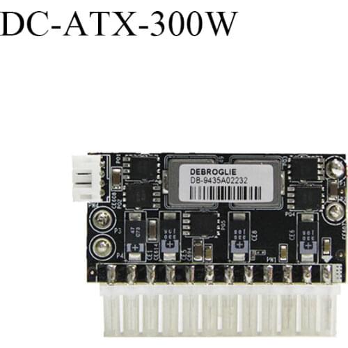 NEW PCI-E 6pin/DC5.5x2.5mm Input DC-ATX-300W 24pin Power Supply Module Swithc Pico PSU Mini ITX High DC-ATX power module ITX Z1