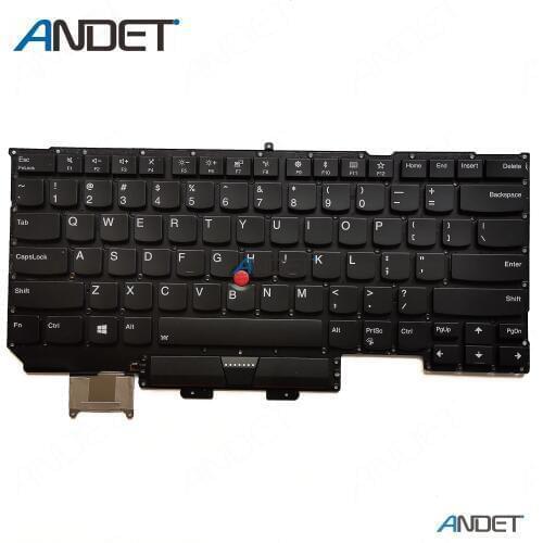 Refurbished Original for Lenovo ThinkPad X1 Carbon Gen 5th 6th 2017 2018 Laptop US Keyboard Backlit Backlight 01ER623 SN20M08031