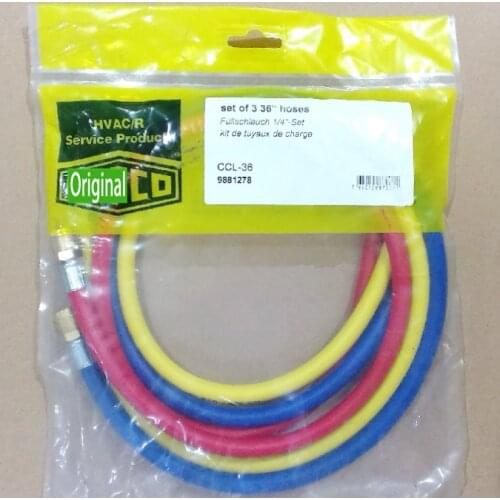 New And Old Air Conditioner Fittings Hose CCL-36 R134A 90cm Or 1.3m Or 1.5m Spot Photo, 1-Year Warranty