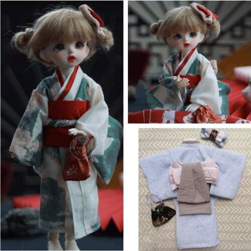 OB27 1/8 1/6 1/4 1/3 BJD Clothes Japanese Kimono Bathrobe Outfit for BJD/SD OB11 Blyth YOSD MSD SD13 Girl Doll Accessories C1169