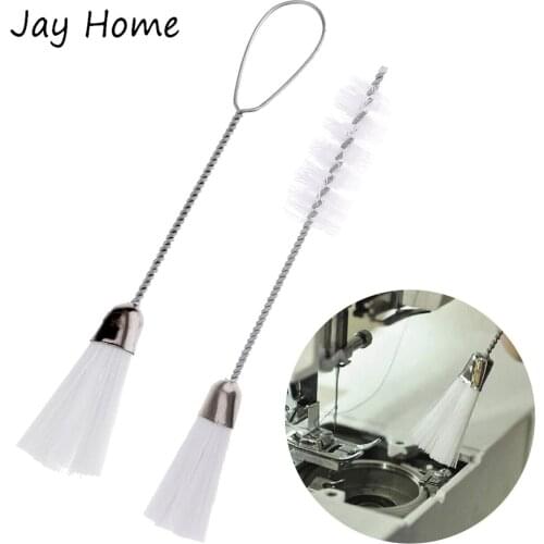 2Pcs Sewing Machine Cleaning Brushes Double-Ended Dust Cleaning Brush Home Sewing Machine Cleaner Tools DIY Sewing Accessories