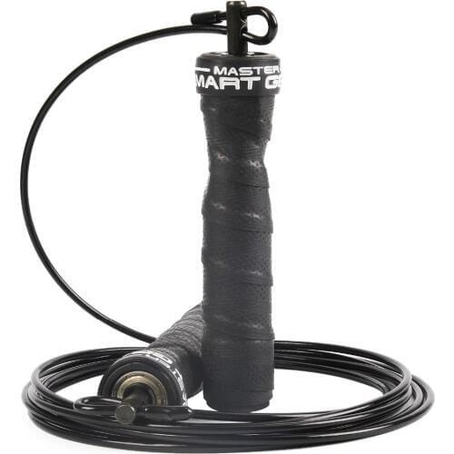 Jump Rope Speed Skipping Rope Absorb Sweat Non-slip Weighted for Exercise Fitness Training MMA Boxing Weight Block for Optional