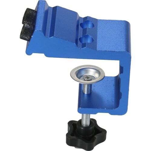 All in One Aluminum Pocket Hole Jig Kit 15 Degree Dowel Drill Joinery Kit Oblique Hole Locator Doweling Hole Puncher With Clamp