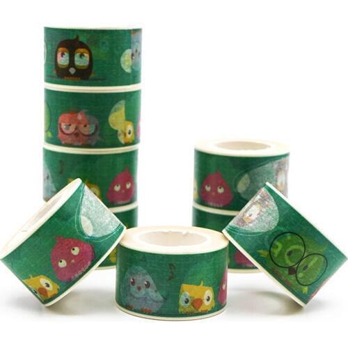 10m*25mm Creative Cute Animals Washi Tape Adhesive Paper Tape School Office Supplies Decorative Masking Tape Sticker 1PCS